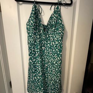 Green Leopard Dress